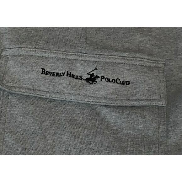 Beverly Hills Polo Club Sweat Pants Mens 2X Joggers Athletic Gray Unisex Fleece - Picture 7 of 16